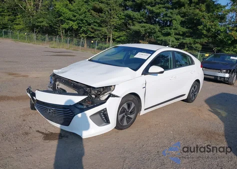 2019 Hyundai Ioniq Hybrid Sel z USA, uszkodzony, nr VIN KMHC75LC6KU111171